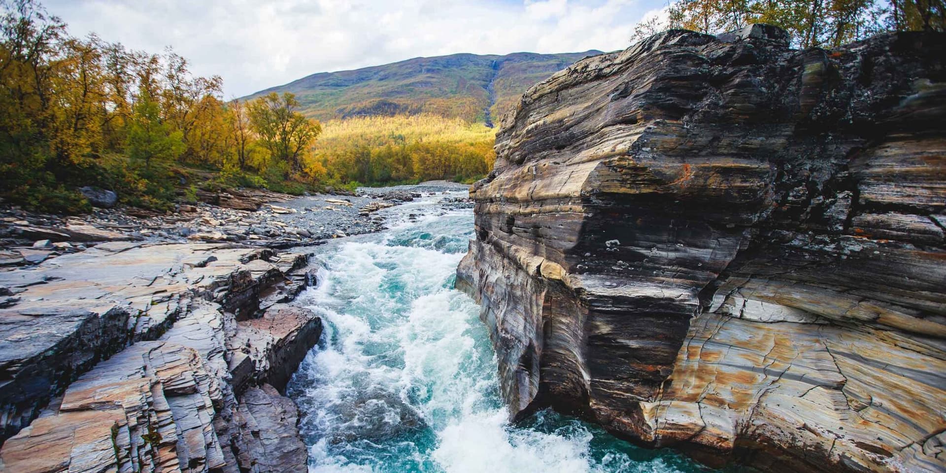 Abiskojokk River, northern Sweden.