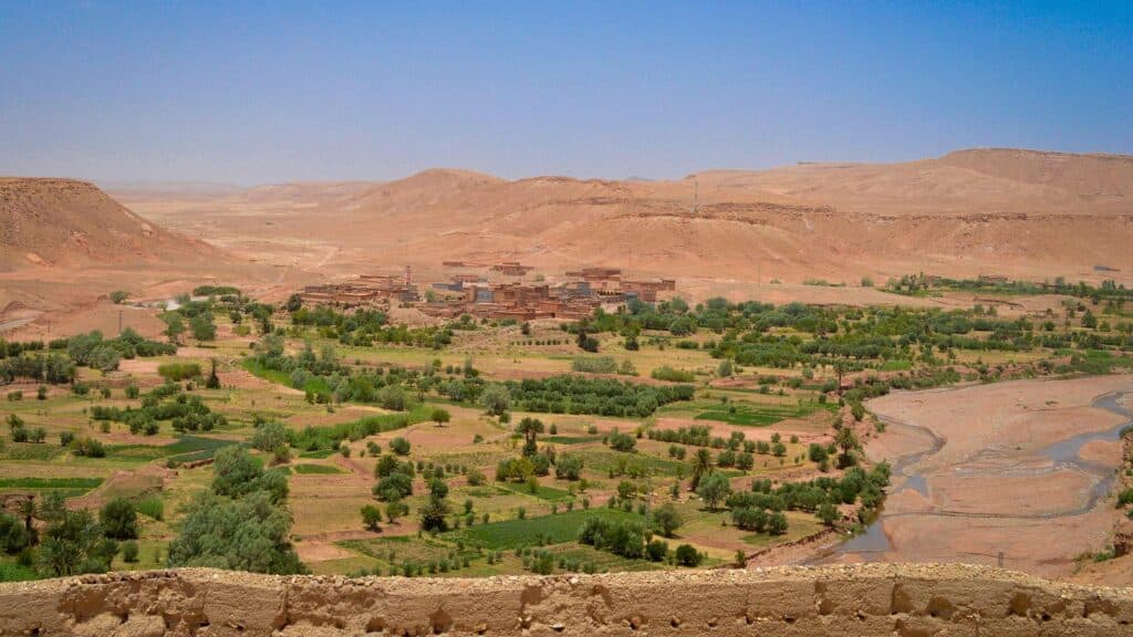 Aït Benhaddou between Marrakech and the Sahara Desert, Morocco.