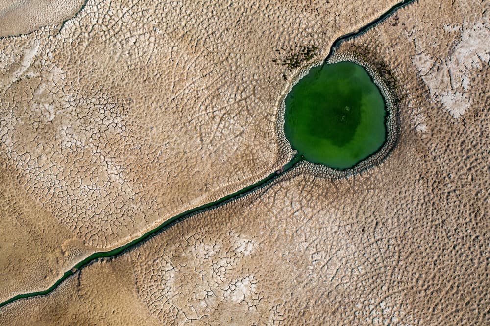 Natural,Groundwater,Source,Cracked,Dry,Soil,And,Shrinking,Lakes.,Patterns