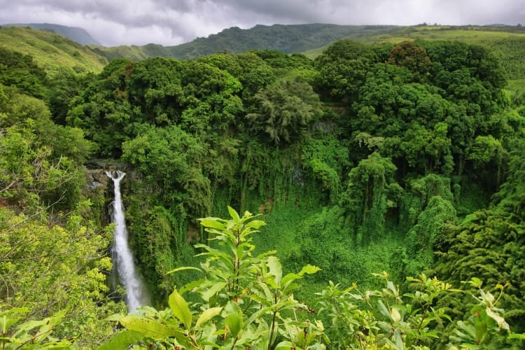 Makahiku falls