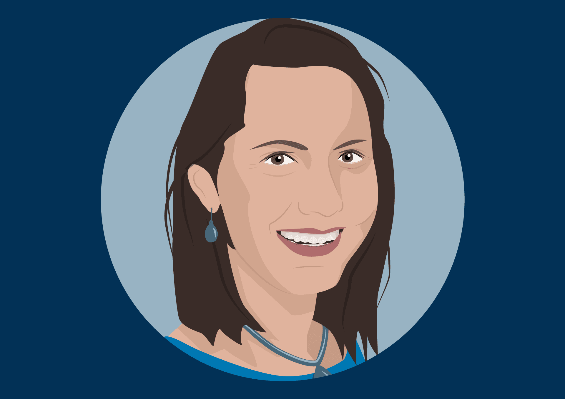 Illustration of Dani Gaillard-Picher, International Policy Advisor at SIWI.