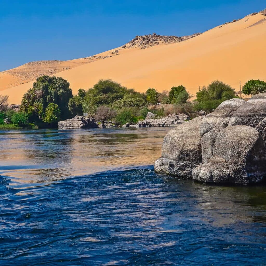 The Nile River, Egypt.