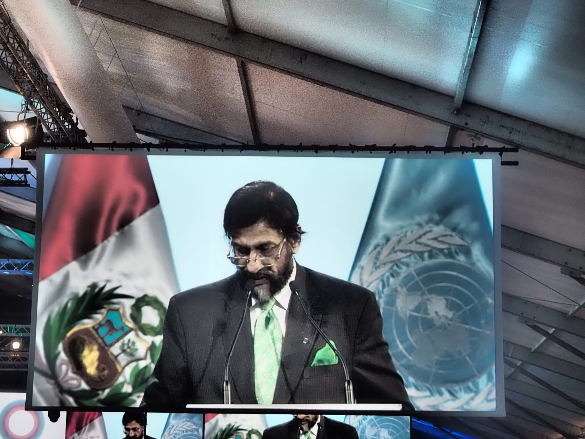 Rajendra K Pachauri Lima opening session 2014