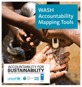 WASH Accountability Mapping tool brochure cover