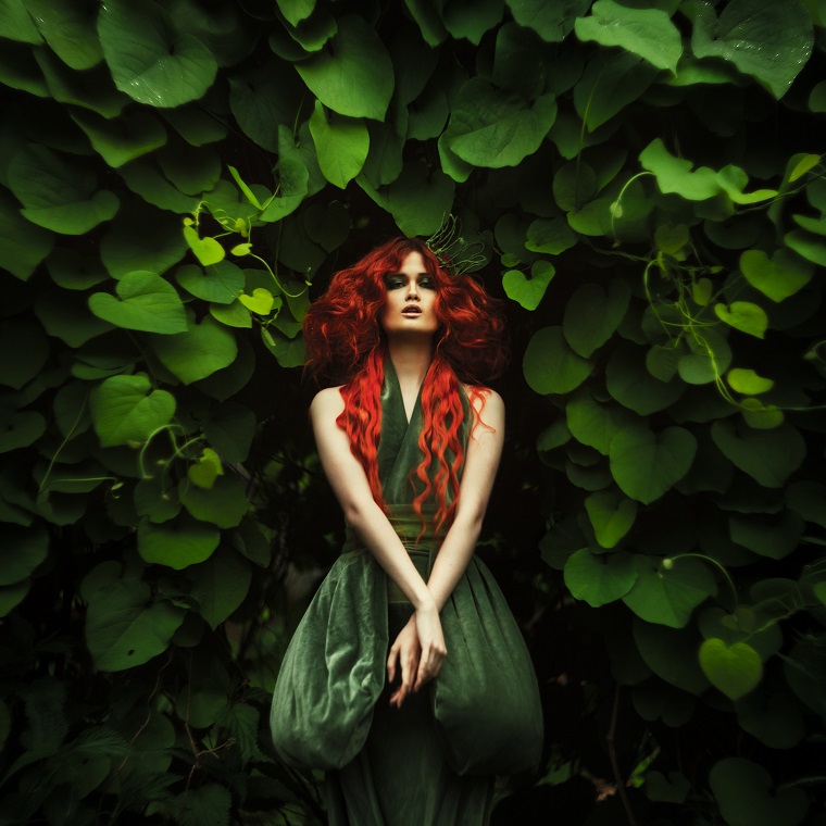 Amazing redhaired fashion women