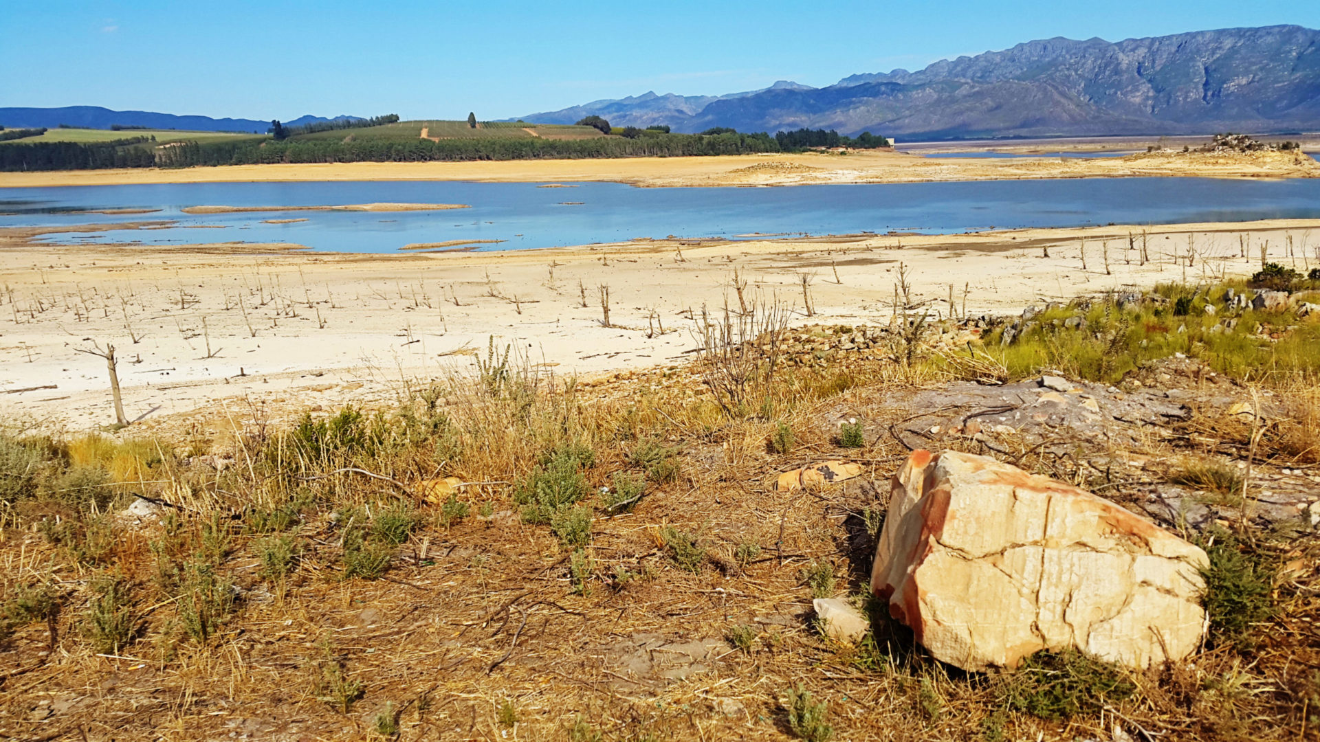 Dam during a drought