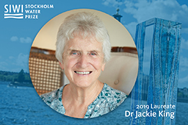 Jackie King - Stockholm Water Prize 2019