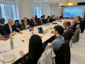 Participants of Special side event to the UN Ocean Conference Preparatory Meetings in New York on 4 February 2020.