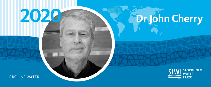 Dr John cherry wins the 2020 Stockholm Water Prize