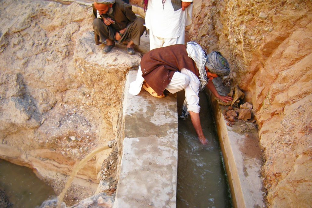 Advisory services for a water channel in Afghanistan.