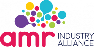 AMR Industry logo with coloured bubbles