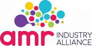 AMR Industry logo with coloured bubbles