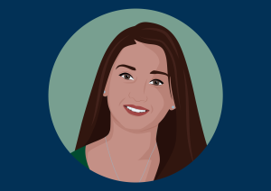 Illustration of Nureen Faiza Anisha, Doctoral candidate at Environmental Sciences Oregon State Unive