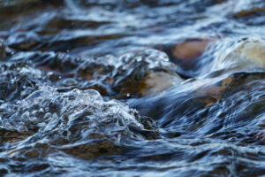 Close up of gurgling water