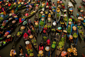 Traditional Floating Market